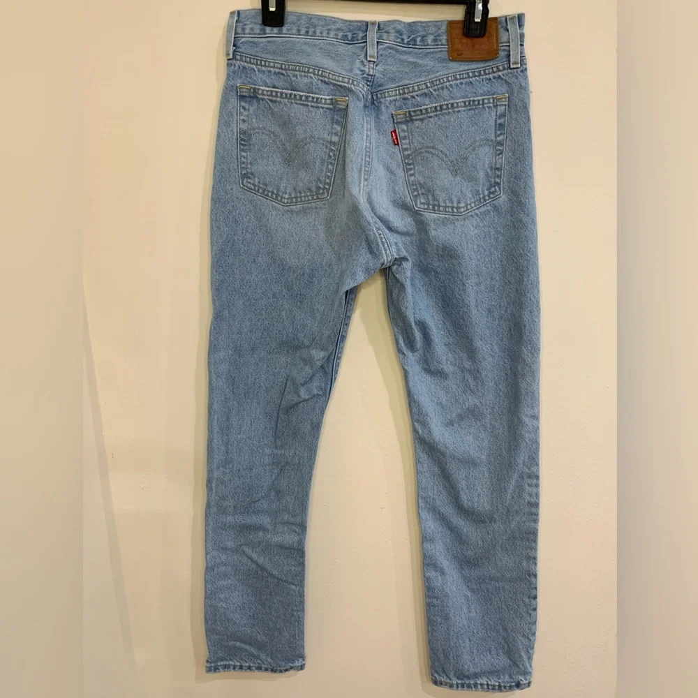 Levi’s 501 Jeans Light Wash Unisex Size 29 Waist Classic Casual 100% Cotton Y2K